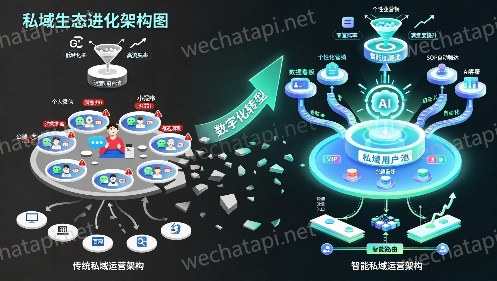 私域生态架构图